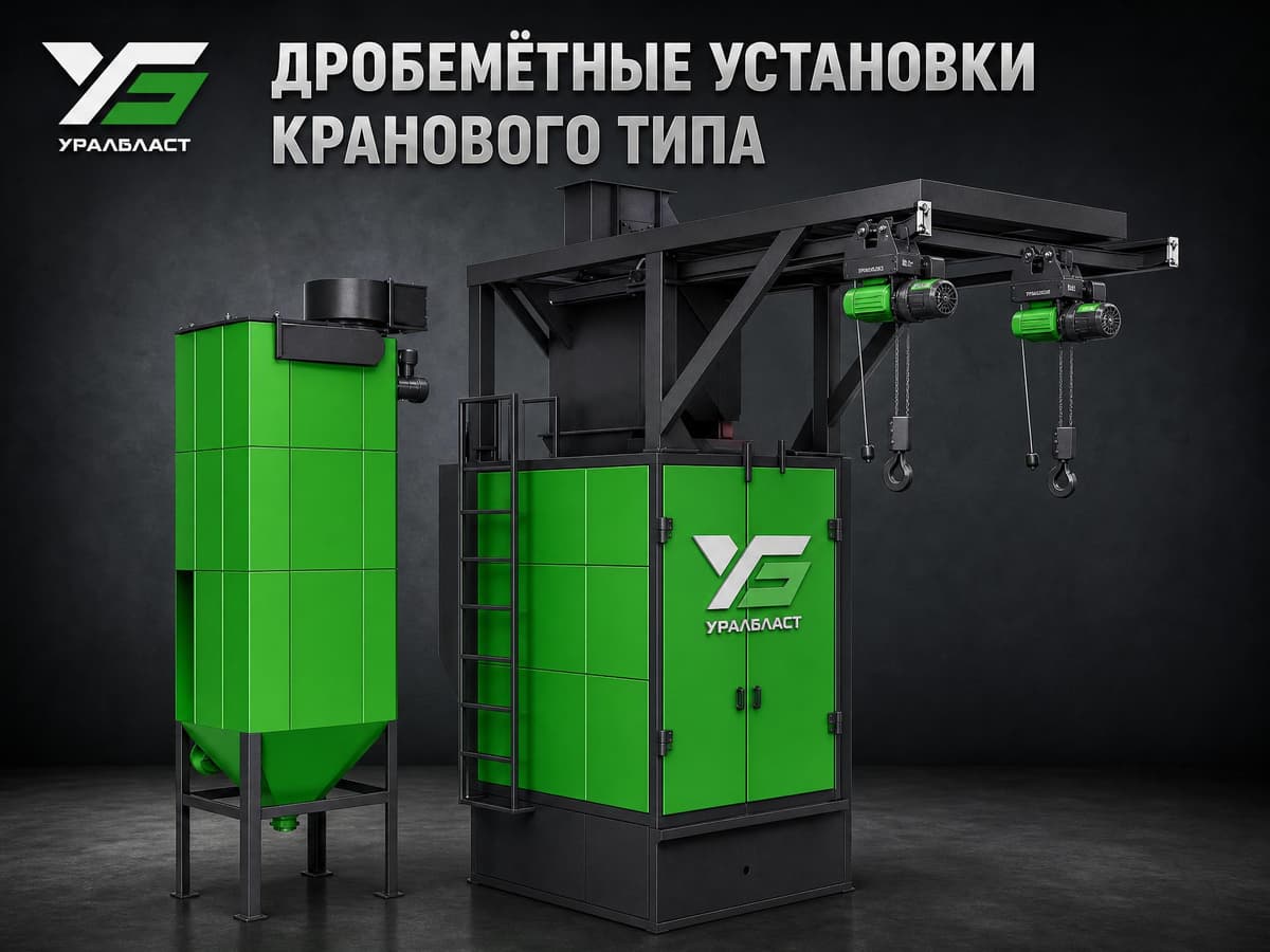 Дробеметные установки кранового типа в Москве и Московской области