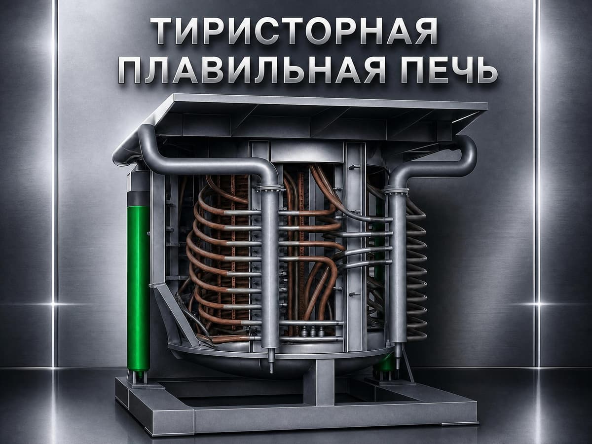 Индукционная тиристорная печь УИ-6Т-3600 в Москве и Московской области